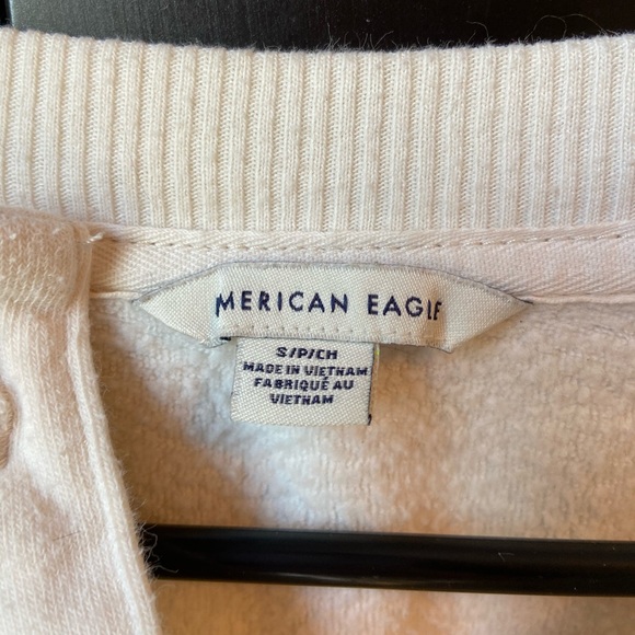 American eagle cream button sweater - Picture 3 of 3